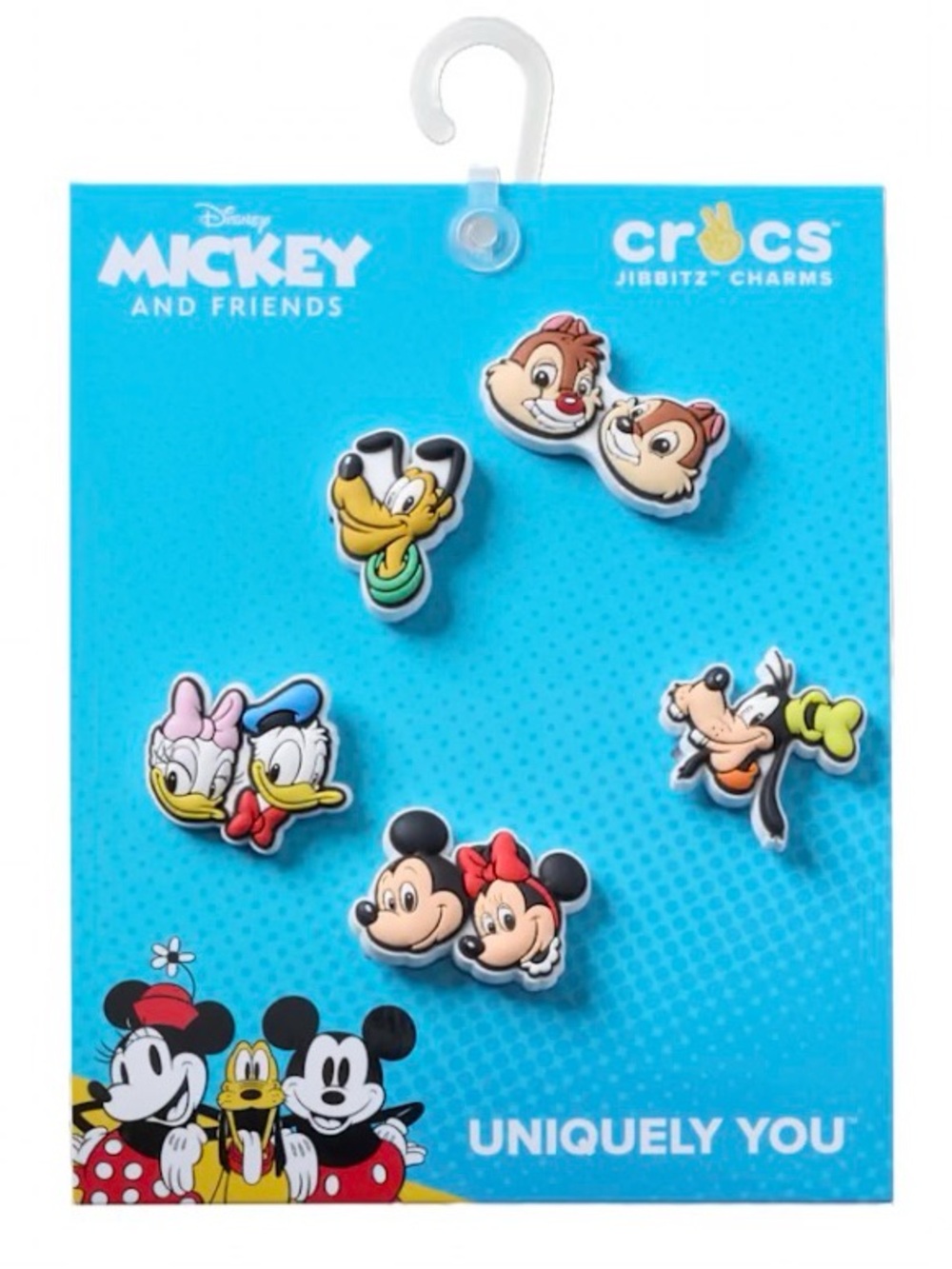 Mickey and Friends Crocs charms NWT